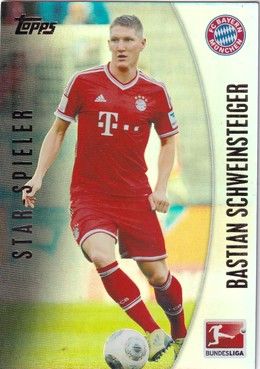 Sticker Fussball | FC Bayern München | 2014 Topps | Bastian SCHWEINSTEIGER (Nr. 161)
