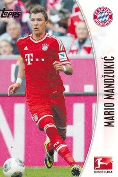 Sticker Fussball | FC Bayern München | 2014 Topps | Mario MANDZUKIC (Nr. 165)
