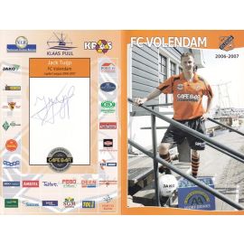 Autogramm Fussball | FC Volendam | 2006 | Jack TUIJP