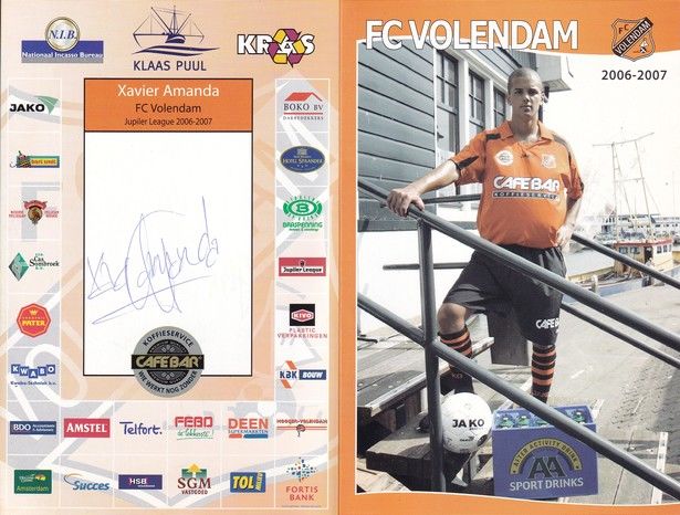 Autogramm Fussball | FC Volendam | 2006 | Xavier AMANDA