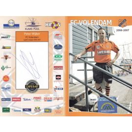 Autogramm Fussball | FC Volendam | 2006 | Peter WIJKER
