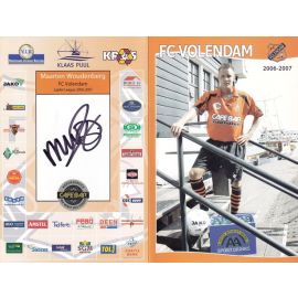 Autogramm Fussball | FC Volendam | 2006 | Maarten WOUDENBERG