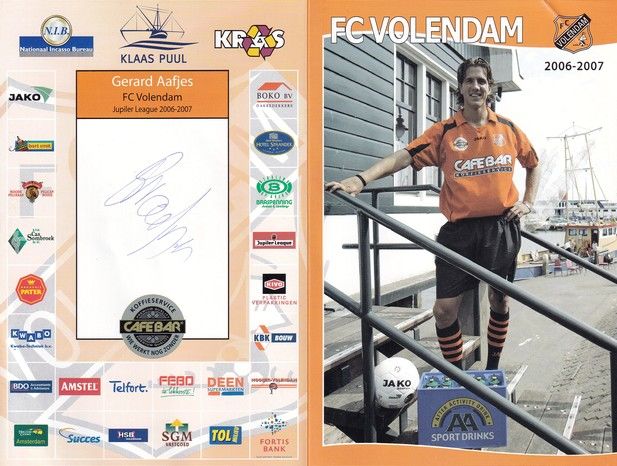 Autogramm Fussball | FC Volendam | 2006 | Gerard AAFJES