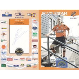 Autogramm Fussball | FC Volendam | 2006 | Johan PATER