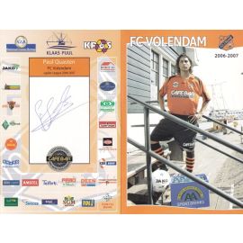 Autogramm Fussball | FC Volendam | 2006 | Paul QUASTEN