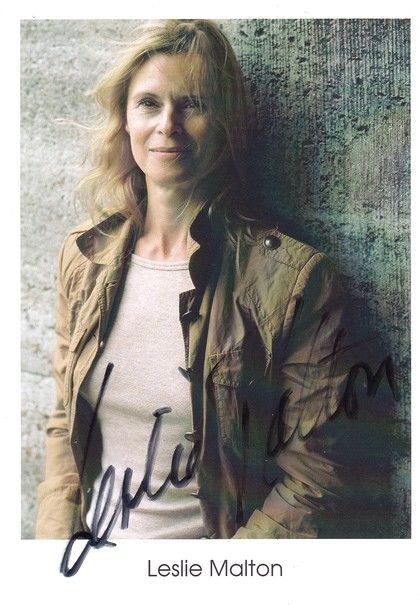 Autogramm Schauspieler | Leslie MALTON | 2010er (Portrait Color) 2