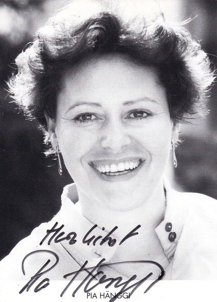 Autogramm Schauspieler | Pia HÄNGGI | 2010er (Portrait SW)