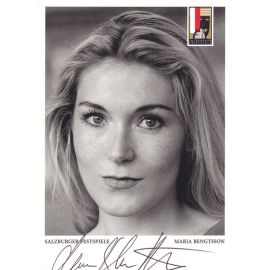 Autogramm Klassik (SWE) | Maria BENGTSSON | 2010er (Portrait SW) Salzburg
