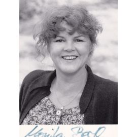 Autogramm Schauspieler | Monika BARTH | 1990er (Portrait SW Rüdel) Schwöbel