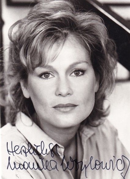 Autogramm Schauspieler | Monika WOYTOWICZ | 1990er (Portrait SW Rüdel) Domonkos
