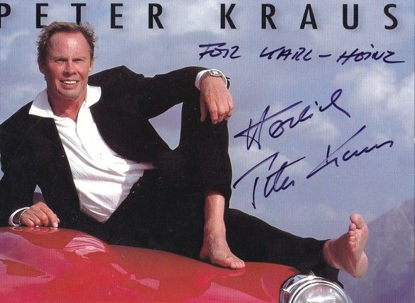 Autogramm Rock | Peter KRAUS | 1999 "Ich Mach Weiter" (Portrait Color Koch)