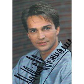 Autogramm TV | ZDF | Mathias HERRMANN | 1990er "Ein Fall Für Zwei" (Portrait Color Rüdel) Sperling