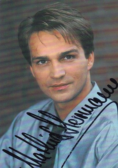 Autogramm TV | ZDF | Mathias HERRMANN | 1990er "Ein Fall Für Zwei" (Portrait Color Rüdel) Sperling