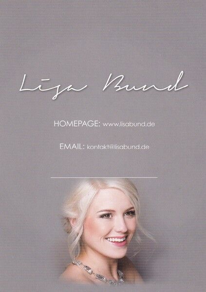 Autogramm Pop | Lisa BUND | 2020er (Portrait Color) Website
