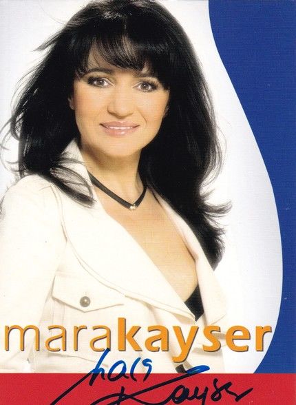 Autogramm Schlager | Mara KAYSER | 2006 "Angekommen" (Portrait Color) Koch