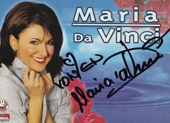 Autogramm Schlager | Maria DA VINCI | 2002 "Viva" (Tyrolis)