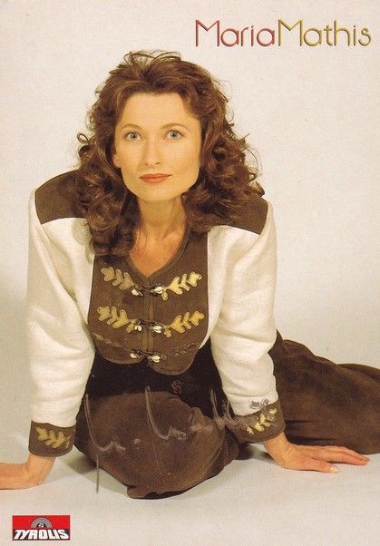 Autogramm Volksmusik | Maria MATHIS | 1996 "Dir Ganz Nah" (Tyrolis)