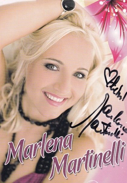 Autogramm Schlager | Marlena MARTINELLI | 2010 "Komm Doch Verführ Mich" (Adlmann)