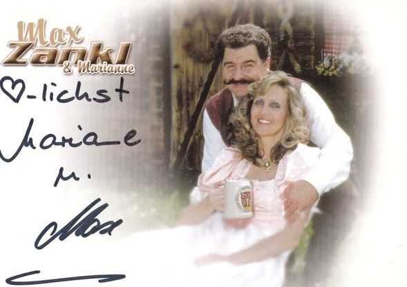 Autogramme Volksmusik | Max ZANKL + Marianne | 2001 "Stadlzeit" (DA Music)
