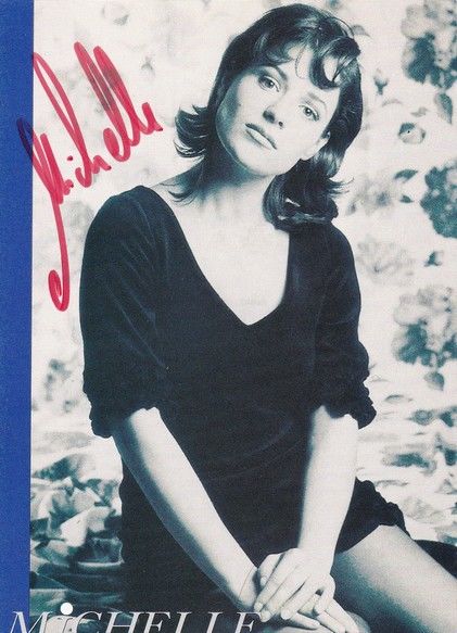 Autogramm Schlager | MICHELLE | 1993 "Erste Sehnsucht" (Portrait SW Sony)