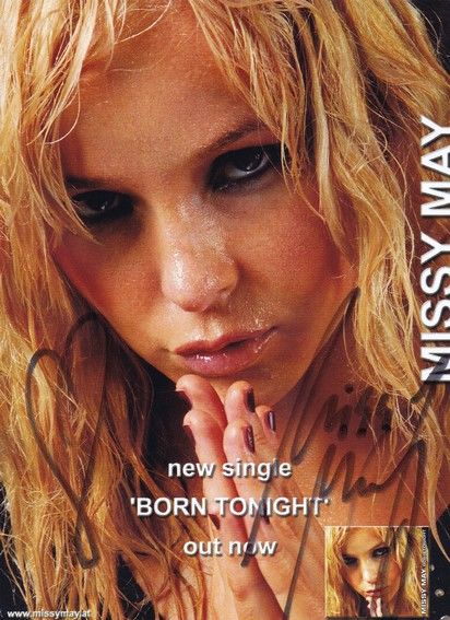 Autogramm Pop | Missy MAY | 2007 "Born Tonight" (Hit Squad)