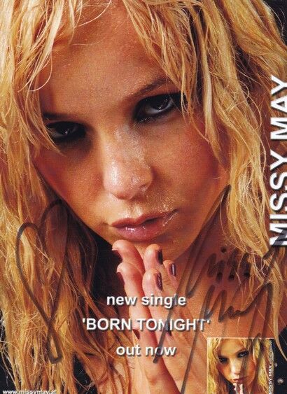 Autogramm Pop | Missy MAY | 2007 "Born Tonight" (Hit Squad)