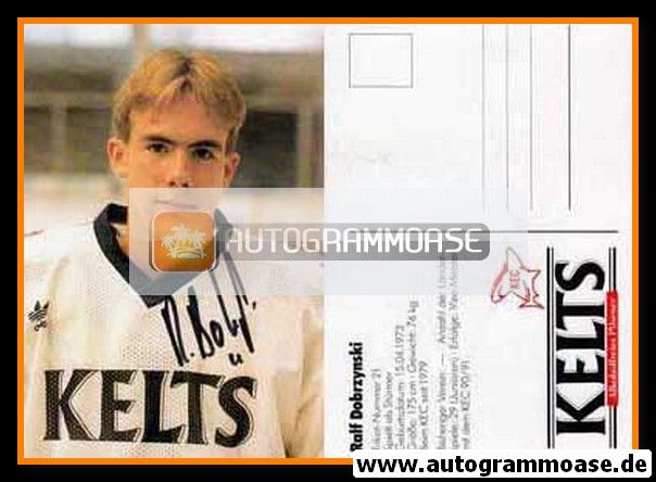 Autogramm Eishockey | Kölner EC | 1991 | Ralf DOBRZYNSKI