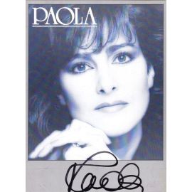 Autogramm Schlager | PAOLA | 1989 "Meine Lieder" (CBS) SW