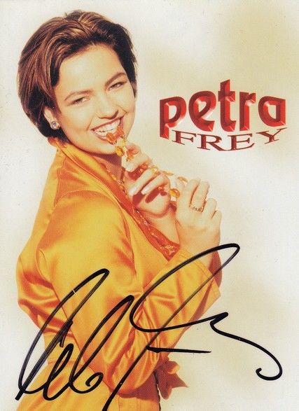 Autogramm Schlager | Petra FREY | 1997 "Küss Mich" (Koch)
