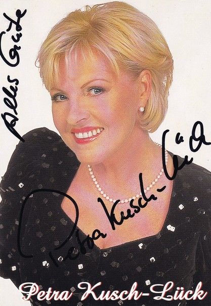 Autogramm Volksmusik | Petra KUSCH-LÜCK | 2010er (Portrait Color) Musikantenscheune 2