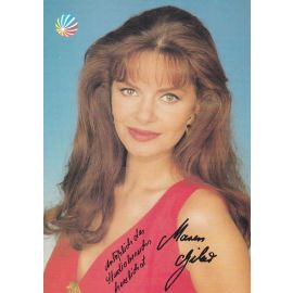 Autogramm TV | SAT1 | Maren GILZER | 1980er (Portrait Color) 1