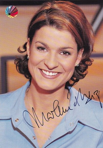 Autogramm TV | SAT1 | Marlene FRANZ | 2000er "Frühstücksfernsehen" (Gaul)