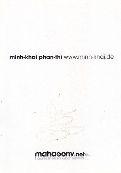 Autogramm Schauspieler | Minh-Khai PHAN-THI | 2010er (Portrait Color) Mahagony