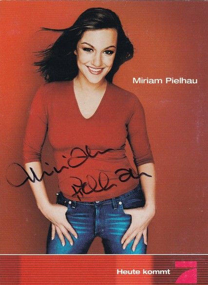 Autogramm TV | PRO7 | Miriam PIELHAU | 2000er "taff." (Bernhard)