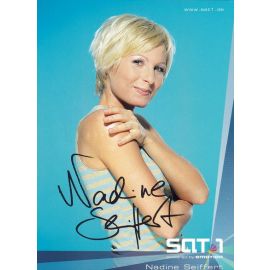 Autogramm TV | SAT1 | Nadine SEIFFERT | 2000er "Wolffs Revier" (Portrait Color) Eichhorst