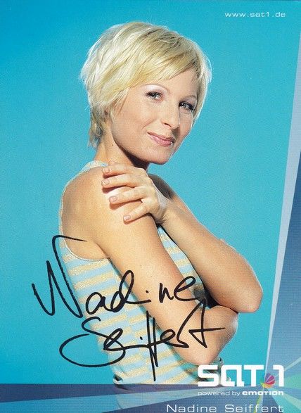 Autogramm TV | SAT1 | Nadine SEIFFERT | 2000er "Wolffs Revier" (Portrait Color) Eichhorst