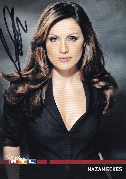 Autogramm TV | RTL | Nazan ECKES | 2010er (Portrait Color) Pick 2
