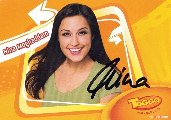 Autogramm TV | Super RTL | Nina MOGHADDAM | 2000er "Toggo" 3
