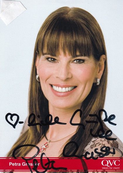 Autogramm TV | QVC | Petra GRASSER | 2007 (Portrait Color)
