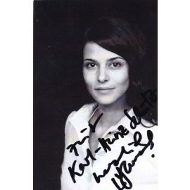 Autogramm Schauspieler | Lale YAVAS | 2000er Foto (Portrait SW)