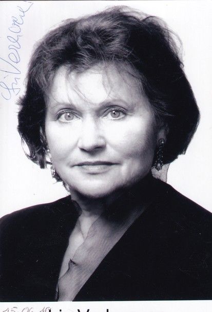 Autogramm Schauspieler | Lis VERHOEVEN | 2000er Foto (Portrait SW)