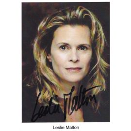 Autogramm Schauspieler | Leslie MALTON | 2010er (Portrait Color) 3