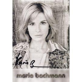 Autogramm Schauspieler | Maria BACHMANN | 2000er (Portrait SW)
