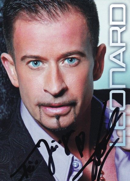 Autogramm Schlager | LEONARD | 2010 "Die Jahre Hinter Mir" (Portrait Color DA)