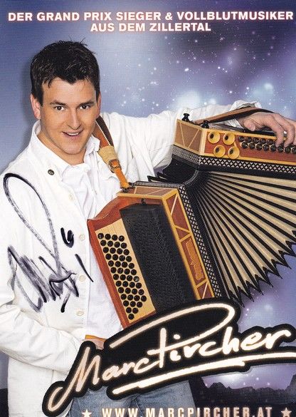 Autogramm Volksmusik | Marc PIRCHER | 2008 "Sternenstaub" (Portrait Color Koch)