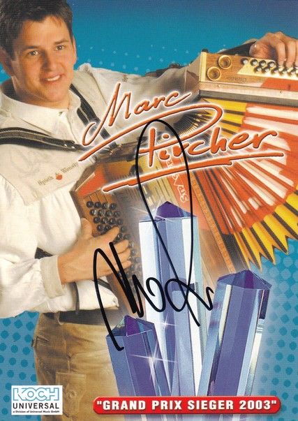 Autogramm Volksmusik | Marc PIRCHER | 2003 (Portrait Color Koch)