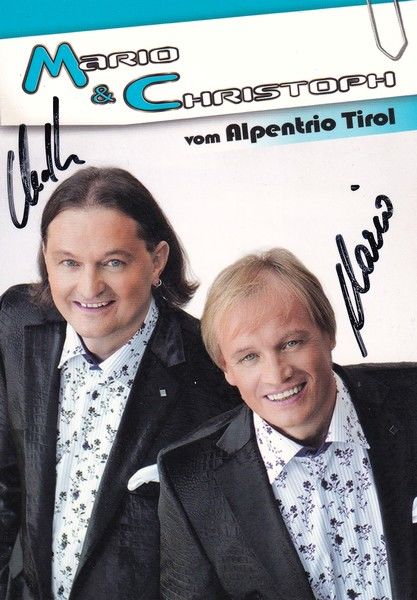 Autogramme Volksmusik | ALPENTRIO TIROL | 2000er (Portrait Color) Musi