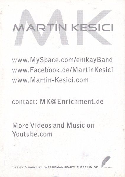 Autogramm Rock | Martin KESICI | 2000er (Portrait Color)