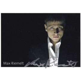 Autogramm Schauspieler | Max RIEMELT | 2010er (Portrait Color Rietz)