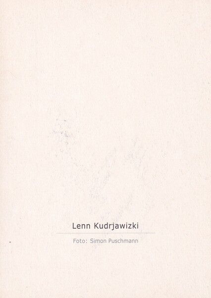 Autogramm Schauspieler | Lenn KUDRJAWIZKI | 2010er (Portrait SW) Puschmann
